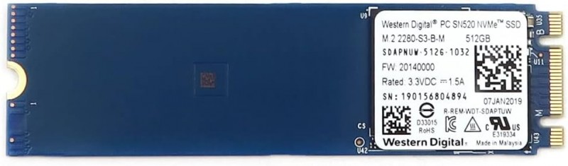 WESTERN DIGITAL WD SN520 NVME SSD 512GB