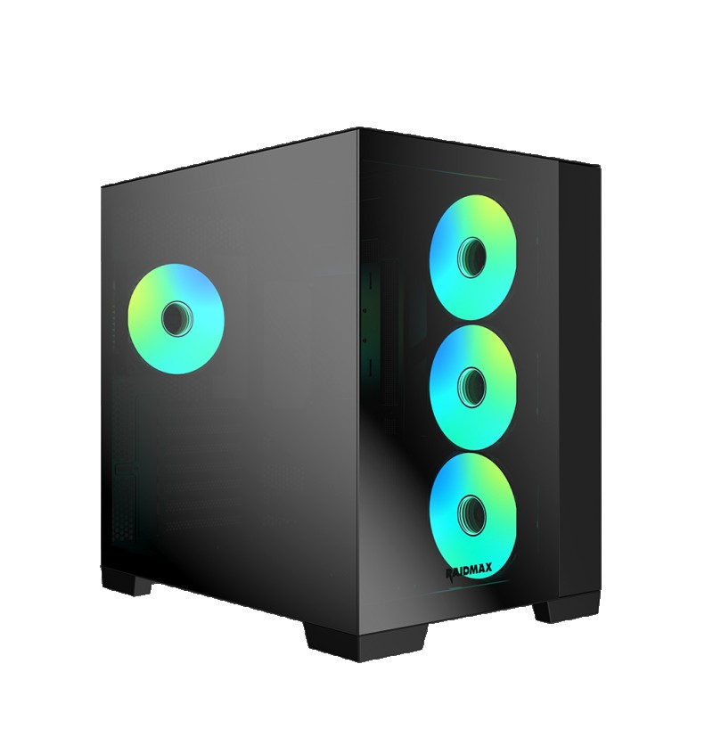 CASE RAIDMAX I610 CHROM 4XFANS ARGB