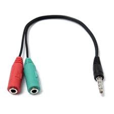 CABLE AUDIO MIC/SOUND TO 1 JACK V1