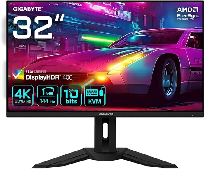 MONITOR GIGABYTE 32P M32U IPS/144HZ/1MS/4K/HDR400