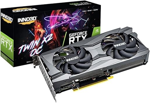 GPU NVIDIA INNO3D TWIN2X RTX 3060 OC 12GB