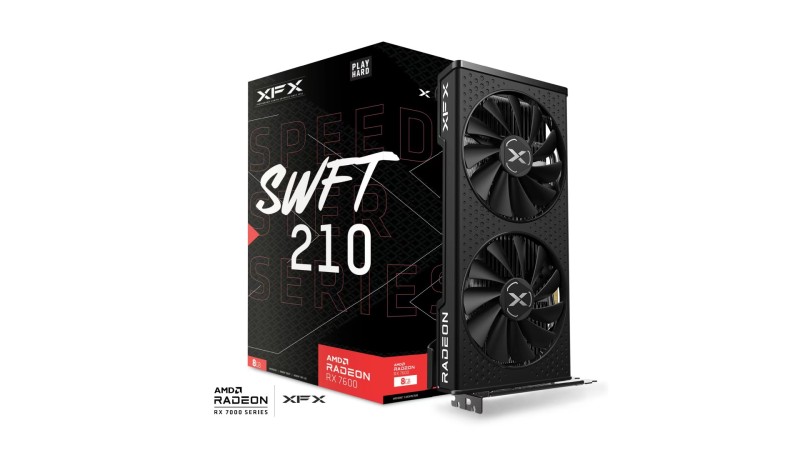 GPU AMD RX7600 8GB XFX NEW