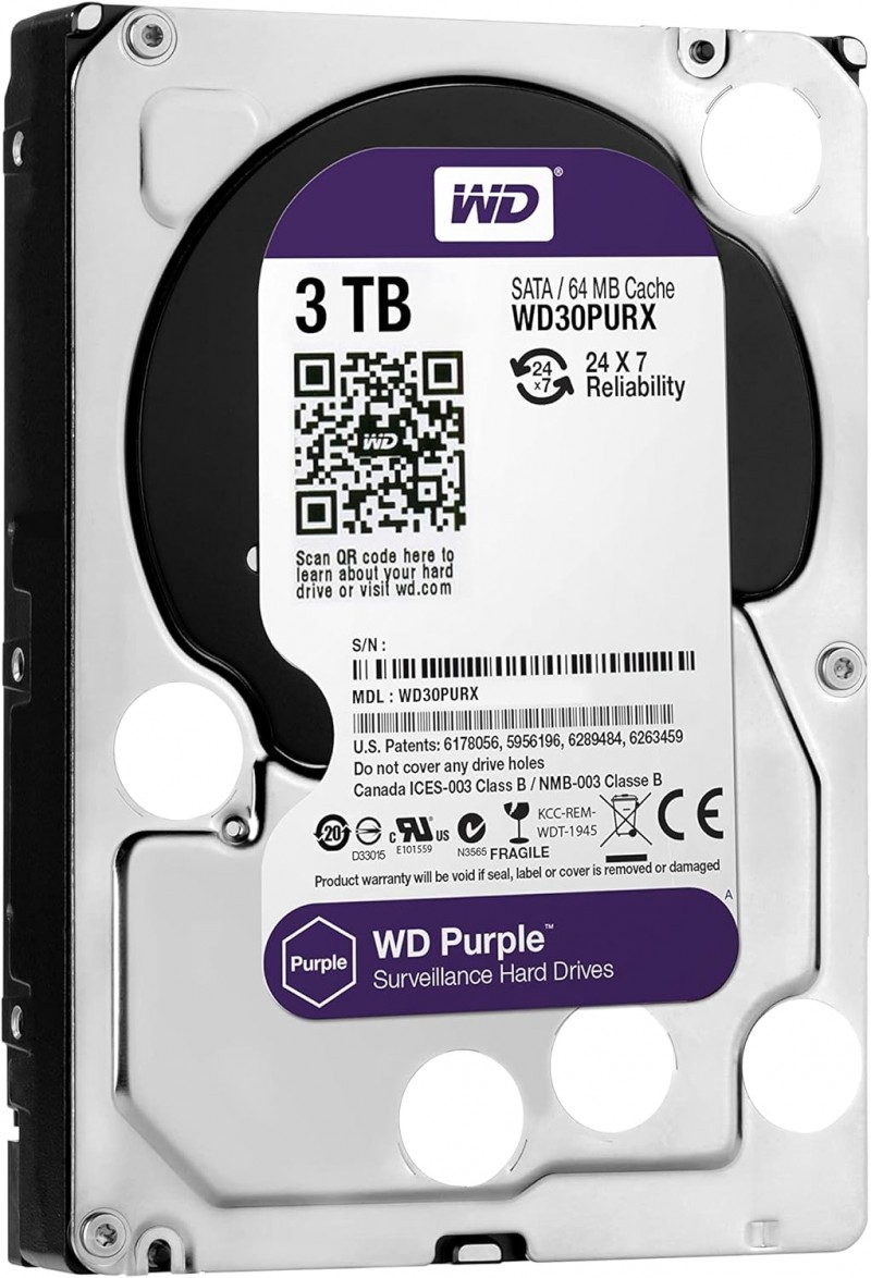 HDD 3.5 3T WD PURPLE