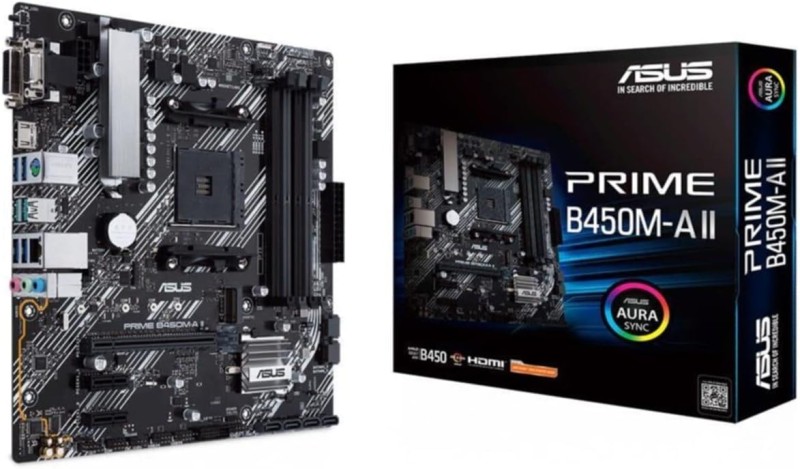 MOTHERBOARD AMD AM5 ASUS PRIME B450M-A II RGB