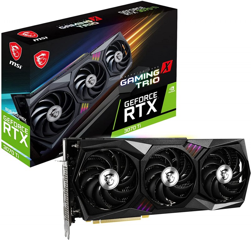 GPU MSI RTX 3070TI GAMING X TRIO 08GB