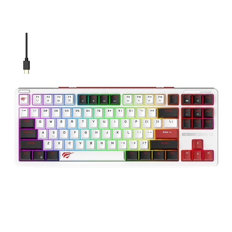 KEYBOARD HAVIT MECHANICAL KB-902L RED SWITCH 75%