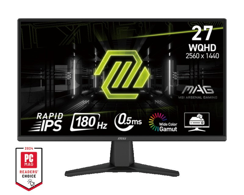 MONITOR MSI MAG 275QF RAPID IPS 2K 27P 180HZ 0.5MS HDR