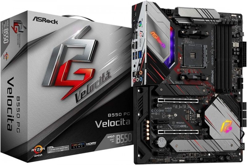 MOTHERBOARD AMD AM4 ASROCK B550 PG VELOCITA