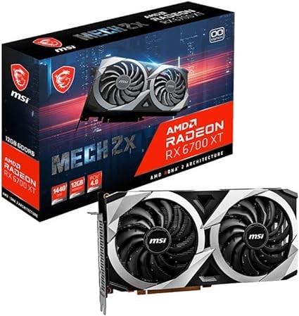 GPU AMD RX 6700XT 12GB MSI MECH X2 BN ( USED )