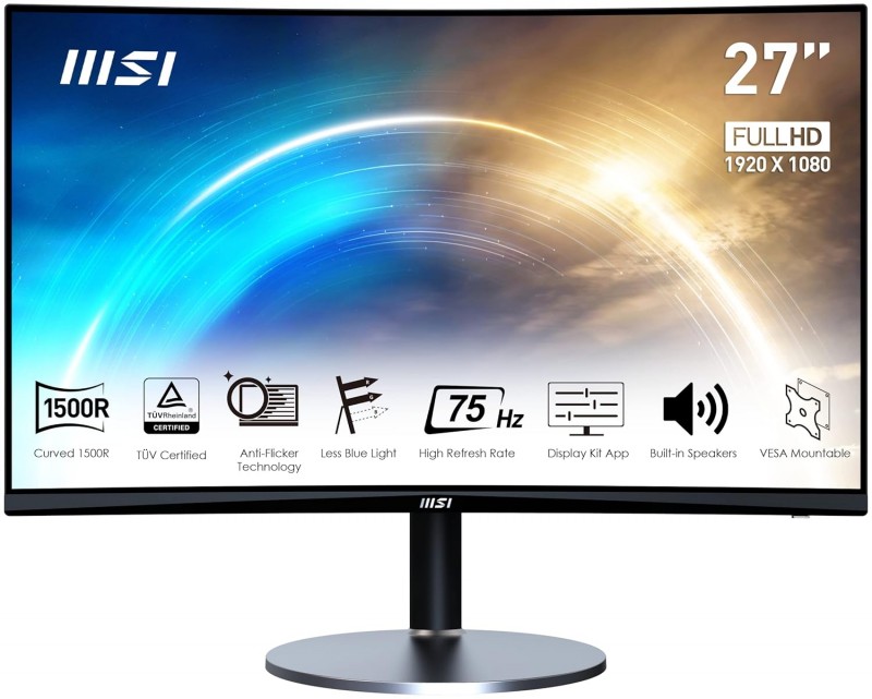 MONITOR MSI 27P PRO MP272C 75HZ 1MS CURVED