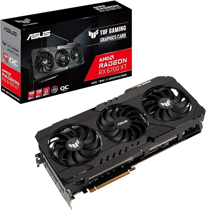 GPU AMD RX 6700XT ASUS TUF 12GB OC BN ( USED )