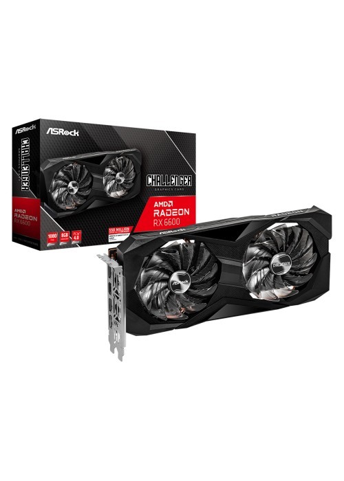 GPU AMD ASROCK CHALLENGER RX6600 8GB BLACK