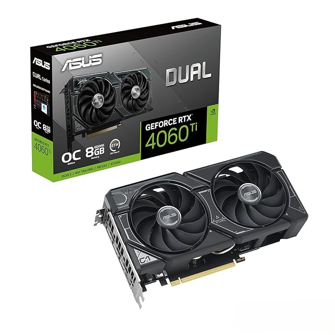 GPU NVIDIA RTX 4060TI ASUS DUAL 8GB
