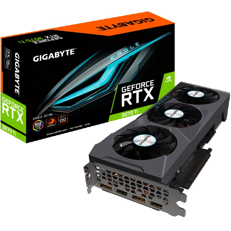 GPU NVIDIA GIGABYTE RTX 3070TI EAGLE 8GB GDDR6