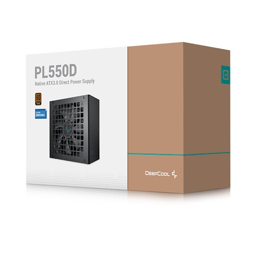 POWER SUPPLY DEEPCOOL 550WTT PL550-D - 80 PLUS BRONZE