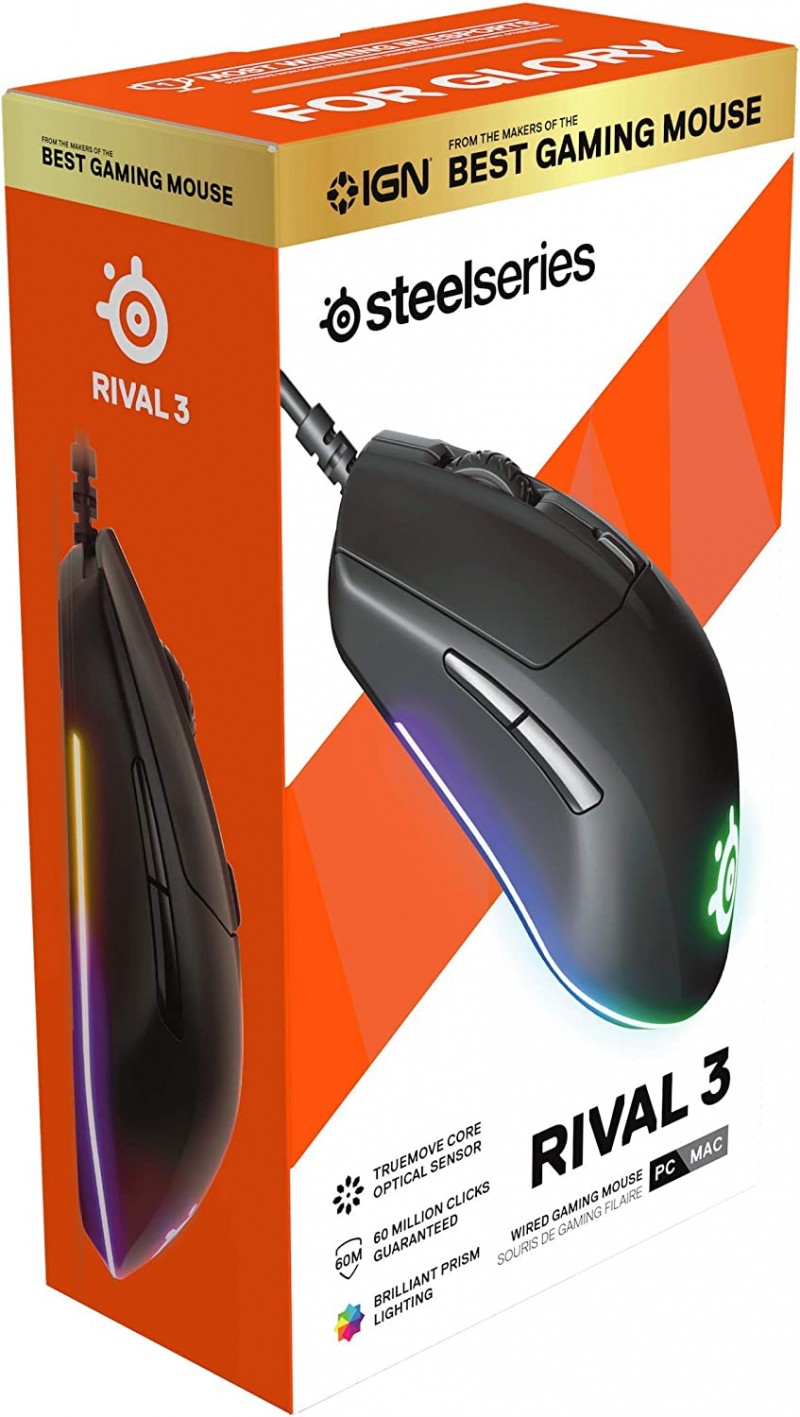 MOUSE STEELSERIES RIVAL 3 (EURO)