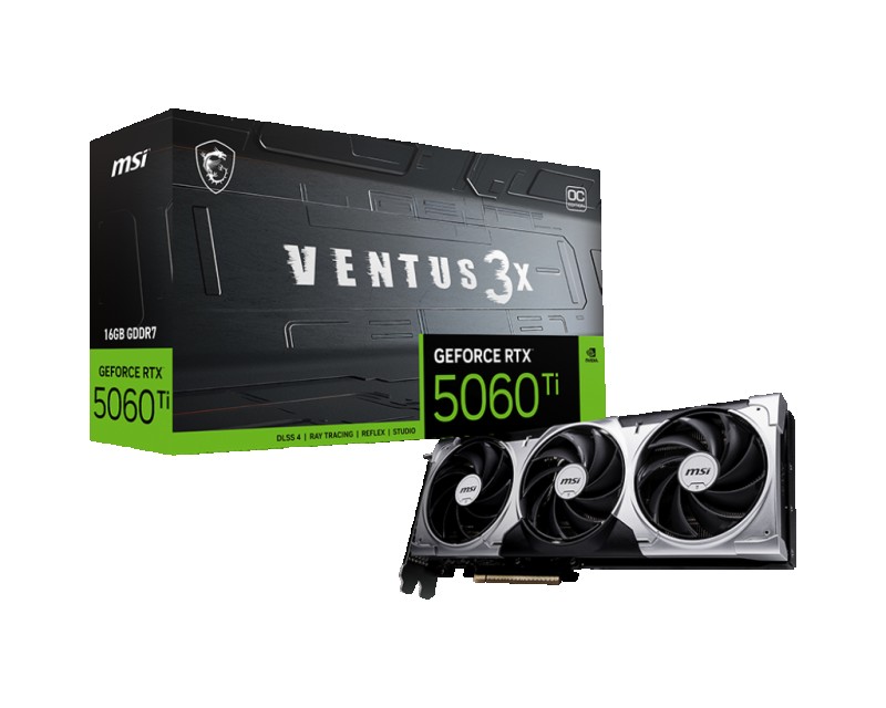 GPU NVIDIA RTX 5060TI 16GB VENTUS X3 OC
