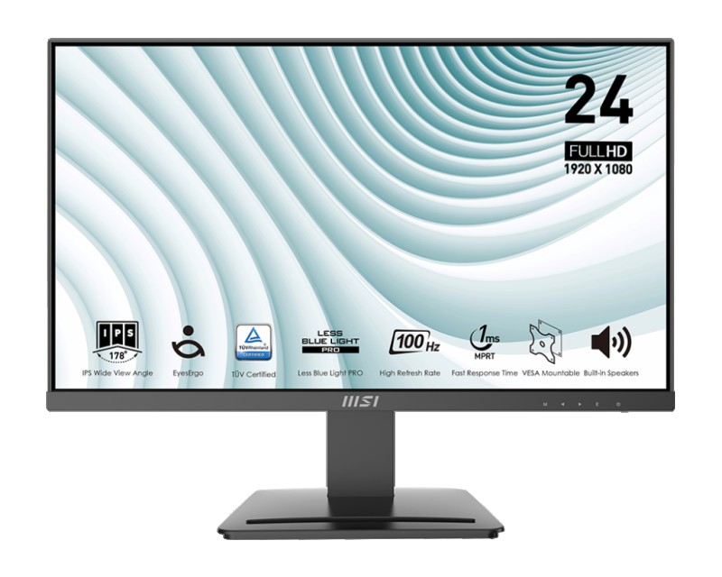 MONITOR MSI PRO MP243X IPS /100HZ / 1MS BLACK