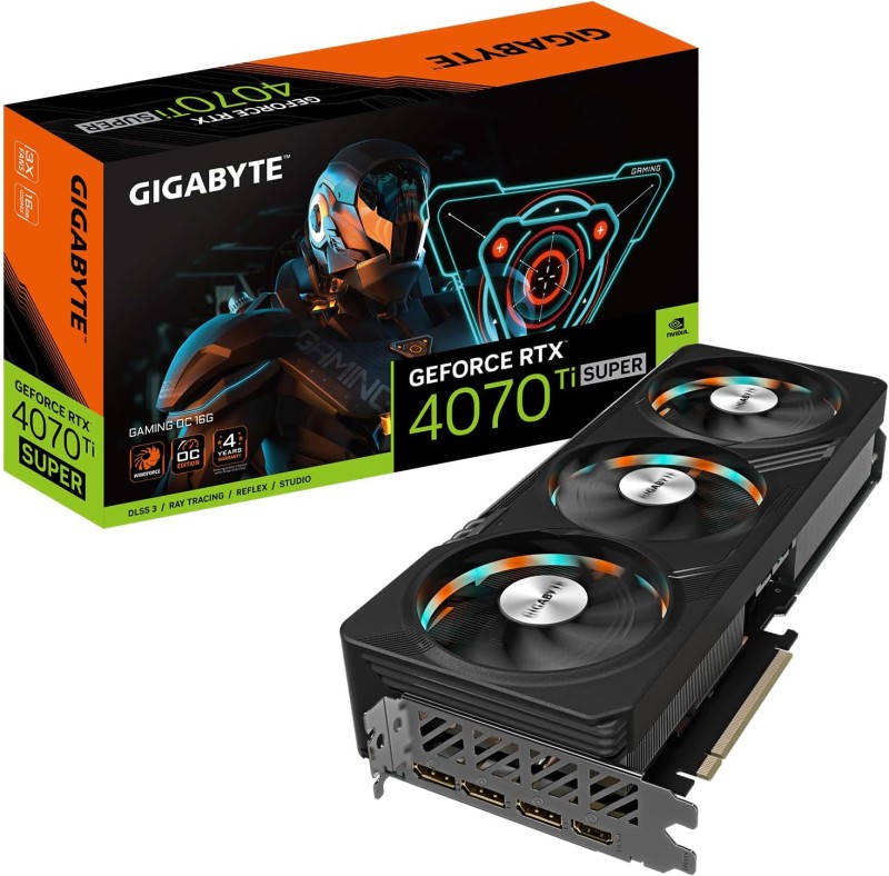 GPU NVIDIA GIGABYTE RTX 4070 TI SUPER GAMING OC 16G GDDR6X