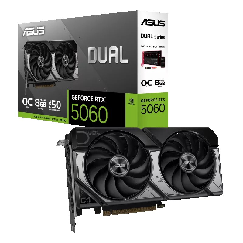GPU NVIDA RTX 5060 ASUS DUAL 8GB OC