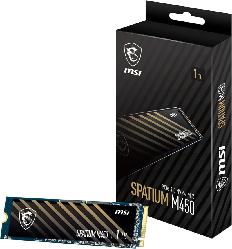 SSD NVME MSI SPATIUM M450 1T GEN4