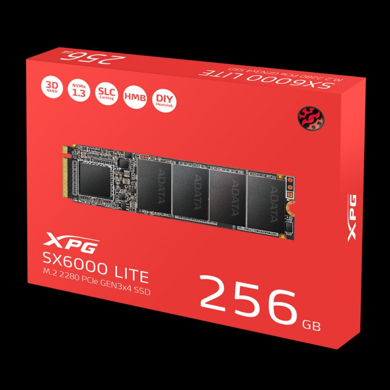 SSD M.2 ADATA XPG SX6000 LITE 256GB PCIe NVME