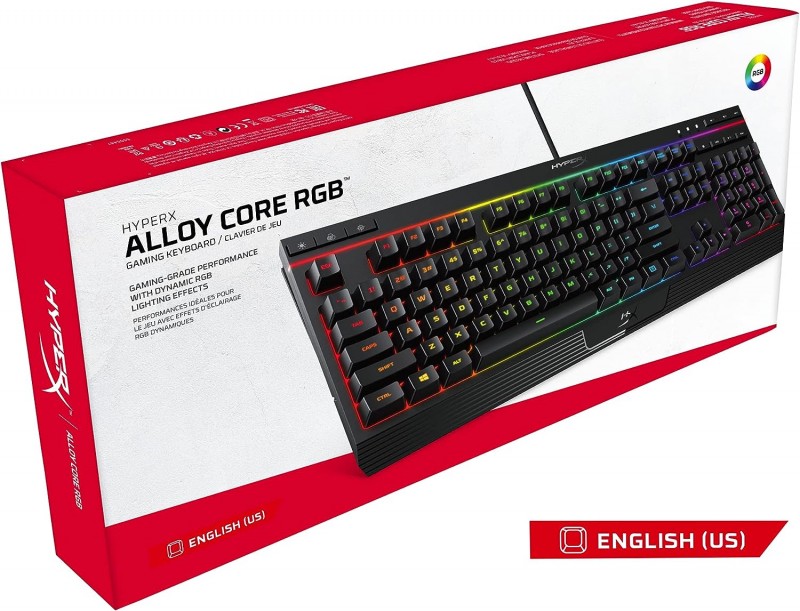 KEYBOARD HYPER X ALLOY CORE RGB