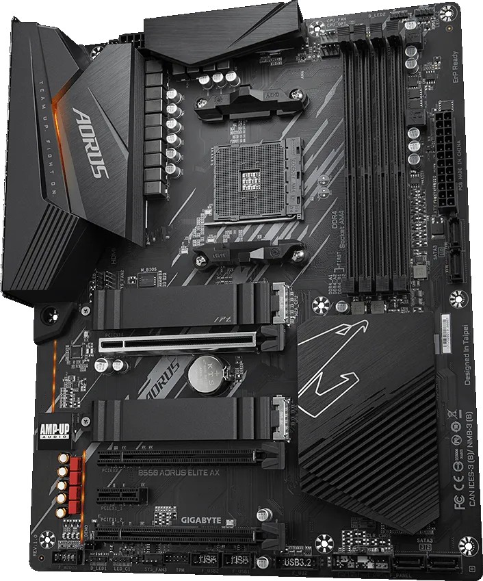 MOTHERBOARD AMD AM4 GIGABYTE B550M AORUS ELITE AX