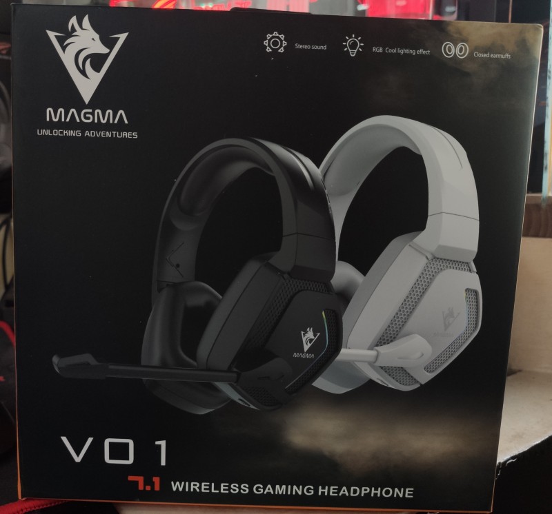 HEADSET MAGMA USB VALIVOX V01 BK 7.1 WIRELESS