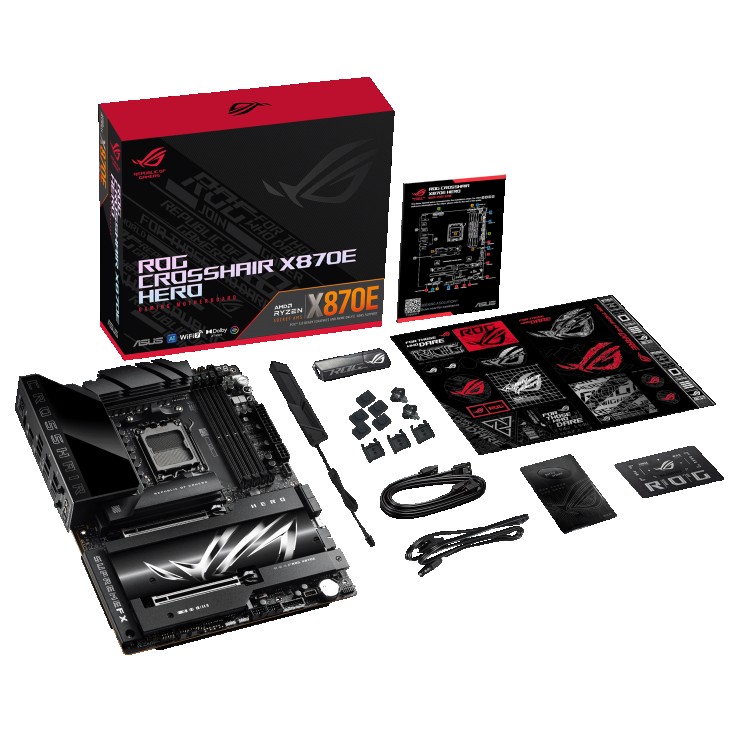 MOTHERBOARD AMD AM5 ROG CROSSHAIR X870E HERO DDR5