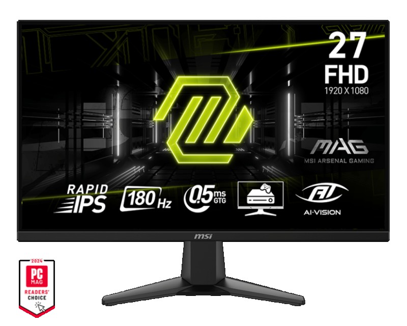MONITOR MSI MAG 27P G275F IPS / 180HZ / 0.5MS / AI VISION