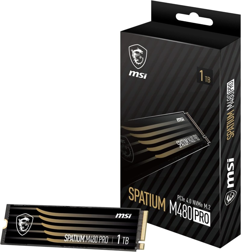 SSD NVME MSI SPATIUM M480 PRO 1T GEN4