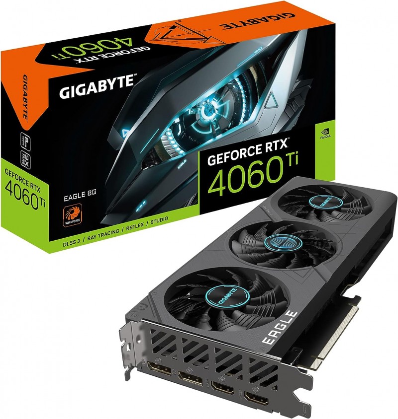 GPU NVIDIA GIGABYTE RTX 4060TI EAGLE  OC 8GB GDDR6