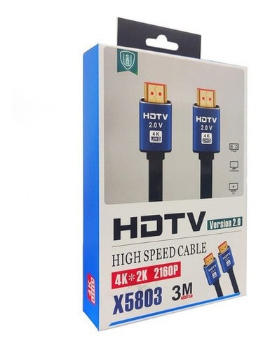 CABLE HDMI 3M 4K - Max Frame