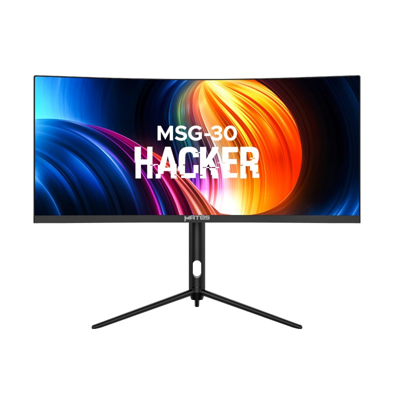 MONITOR MATOS HACKER 30P/200HZ /1MS / FHD /VA / CURVED / ULTRAWIDE
