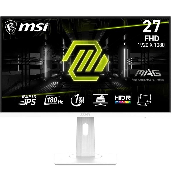 MONITOR MSI MAG 274 FHD IPS / 180HZ /1MS /HDR / WHITE