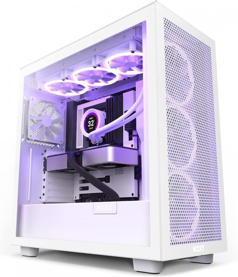 CASE NZXT H7 FLOW RGB WHITE
