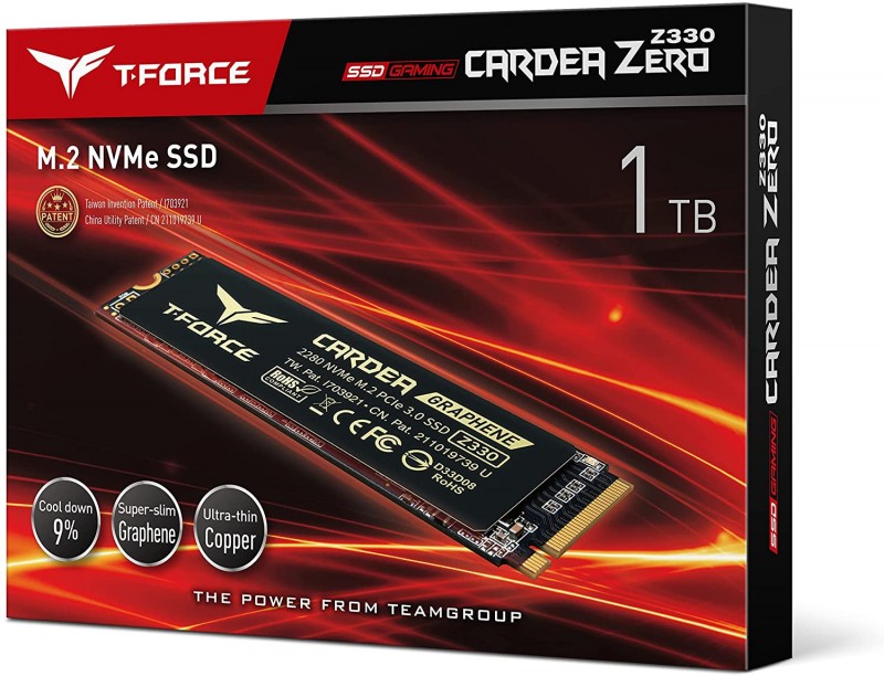 SSD M.2 TEAMGROUP 1TB T-FORCE CARDEA ZERO Z330