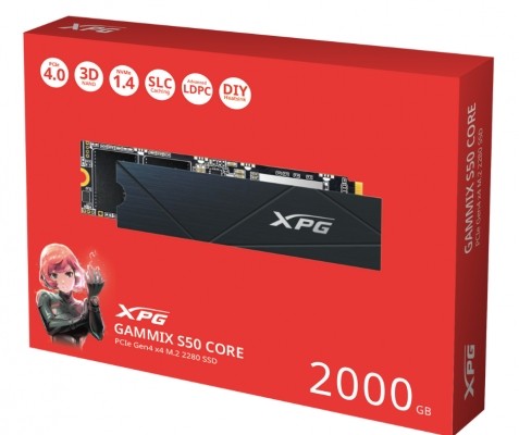 SSD ADATA XPG GAMMIX S50 CORE 2TB GEN4