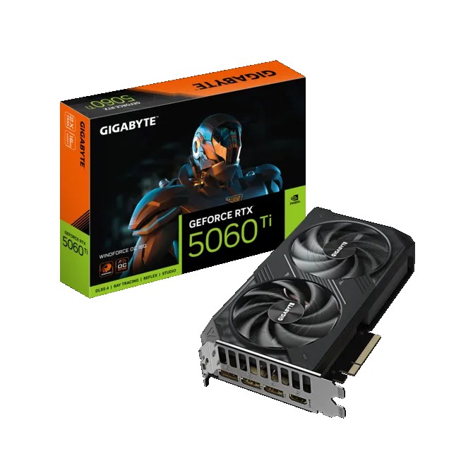 GPU NVIDIA RTX 5060TI GIGABYTE WINDFORCE 16GB OC