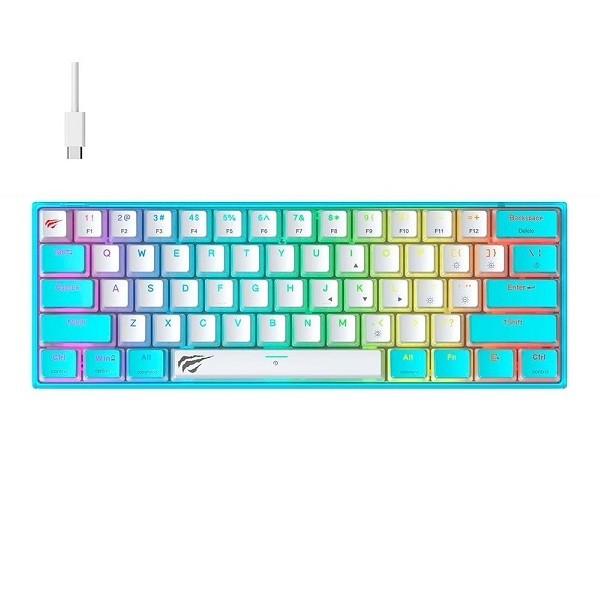HAVIT KB877L RBG GAMING MECHANICAL KEYBOARD BLUE
