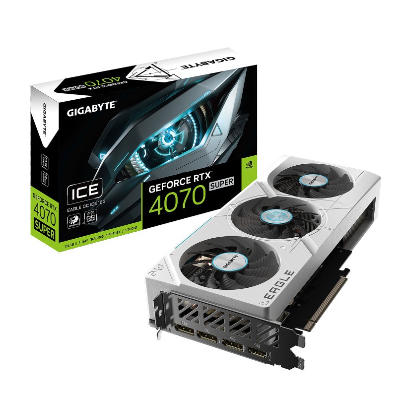 GPU NVIDIA GIGABYTE RTX 4070 SUPER EAGLE OC 12 GO GDDR6X