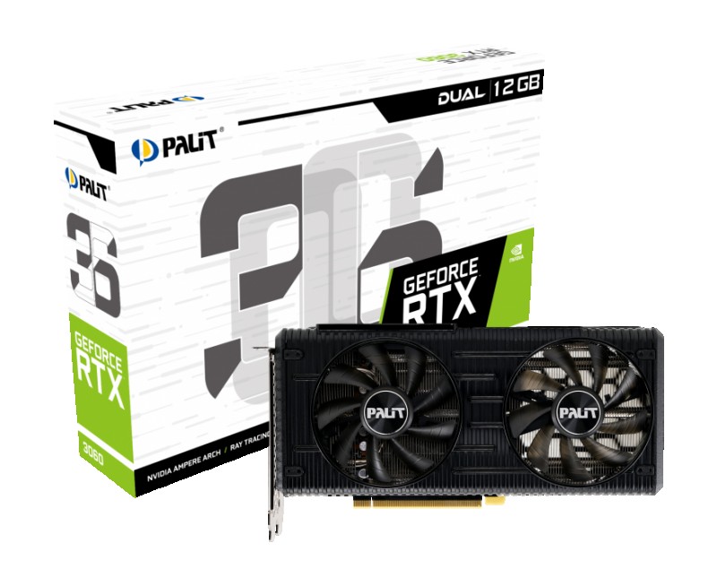 GPU NVIDIA RTX 3060 PALIT DUAL 12GB OC