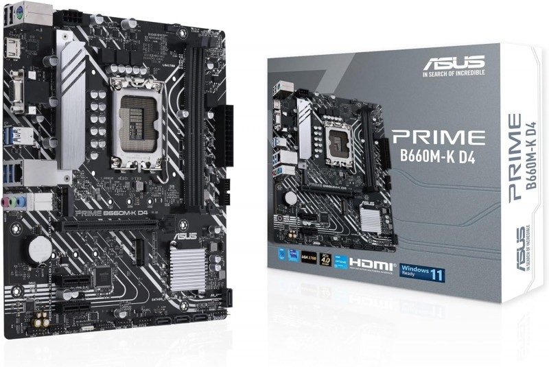 MOTHERBOARD INTEL ASUS PRIME B660M-K D4 DDR4