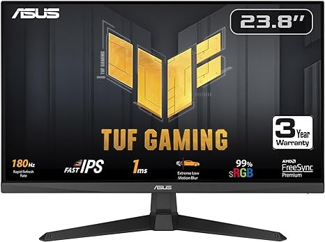 MONITOR ASUS TUF 24P VG249Q3A IPS / 1MS / 180HZ / FHD