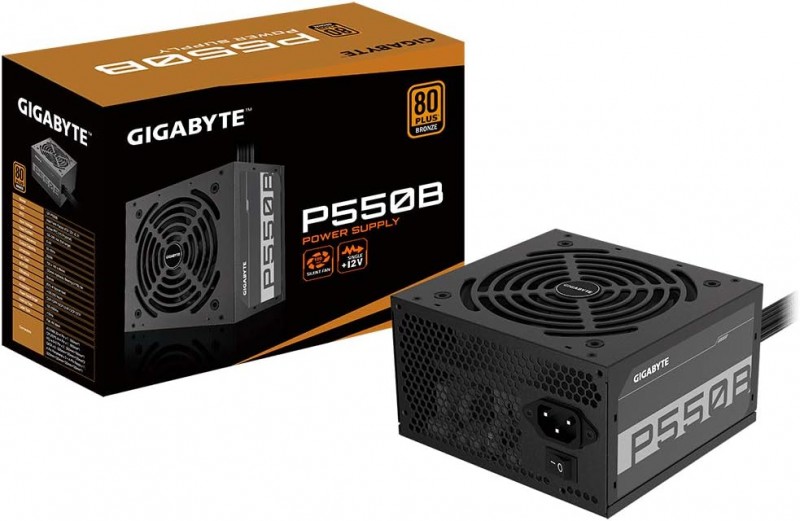 POWER SUPPLY GIGABYTE 550WTT GP-P550B 80+ BRONZE
