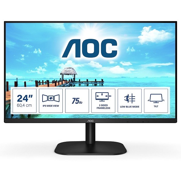 MONITOR AOC 24P / IPS / FHD / 75HZ 24B2XH
