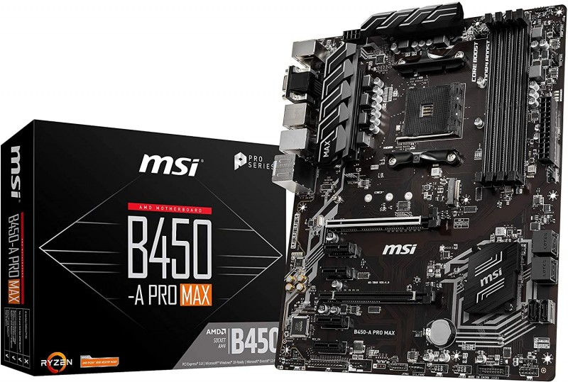 MOTHERBOARD AMD MSI B450-A PRO MAX ATX