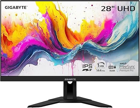 MONITOR GIGABYTE 28P M28U IPS/144HZ/1MS/4K/HDR400