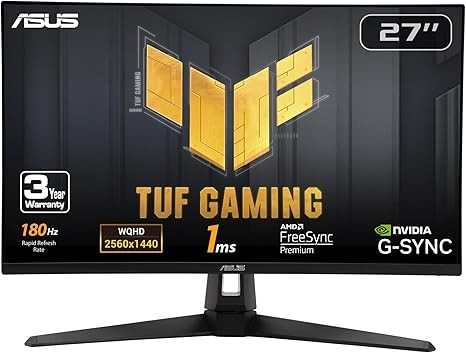 MONITOR ASUS 27P VG27 AQ3A 2K 180HZ 1MS